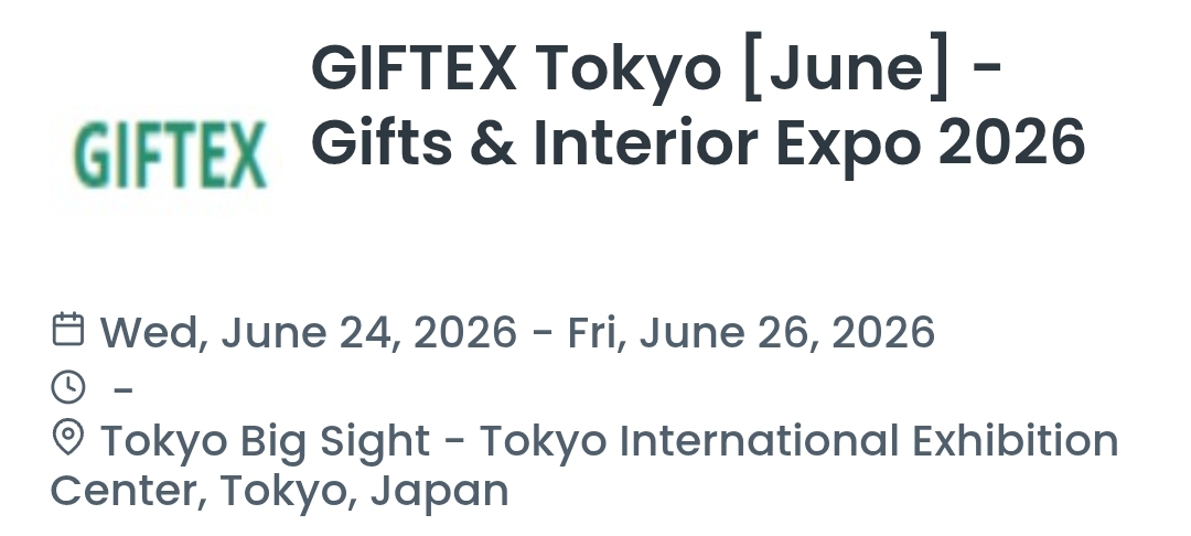 GIFTEX Tokyo [June] - Gifts & Interior Expo 2026