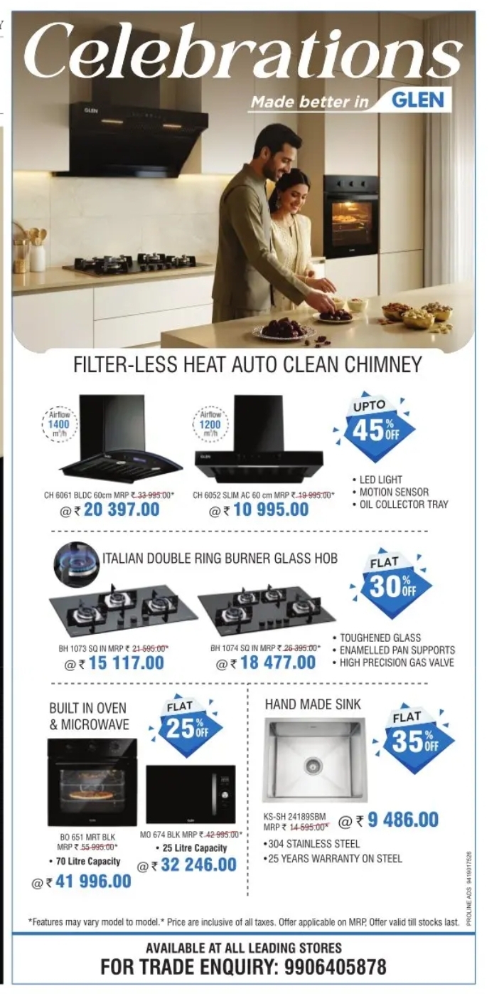 GLEN Kitchen Appliances Offer