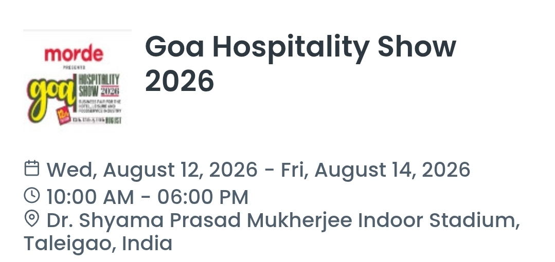 Goa Hospitality Show 2026