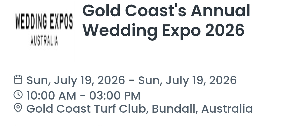 Gold Coast's Annual Wedding Expo 2026