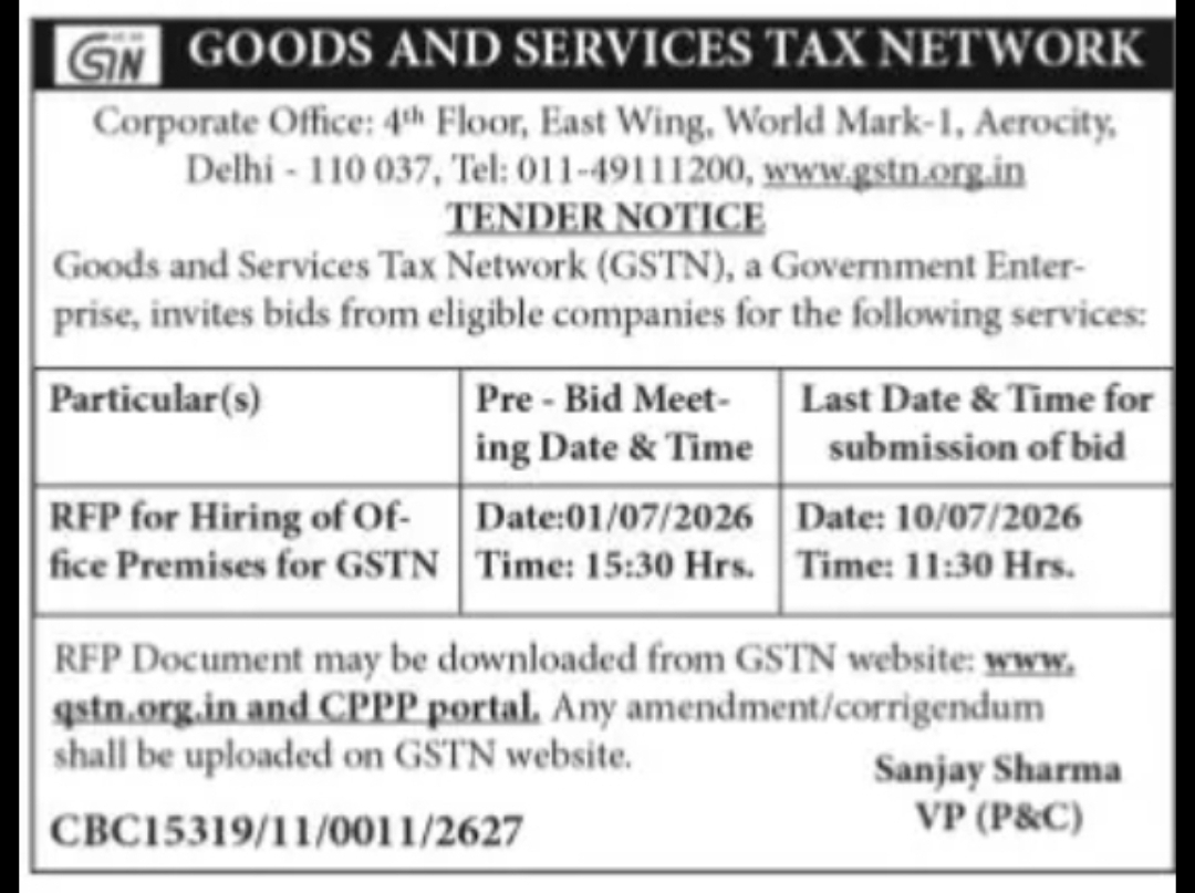 Goods and Services Tax Network (GSTN) – Delhi