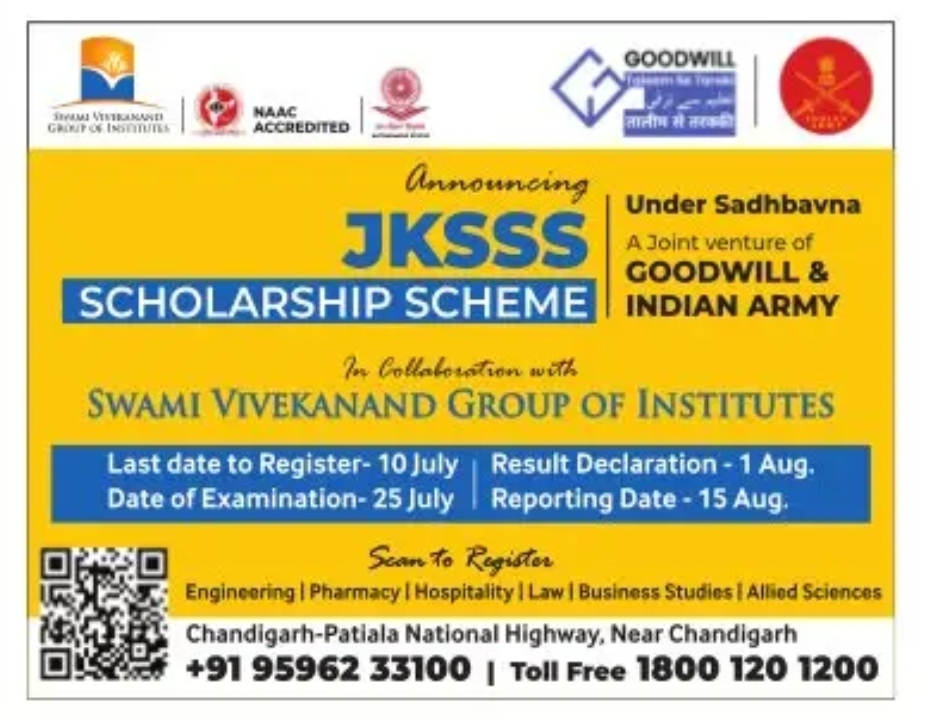 GOODWILL – JKSSS SCHOLARSHIP SCHEME