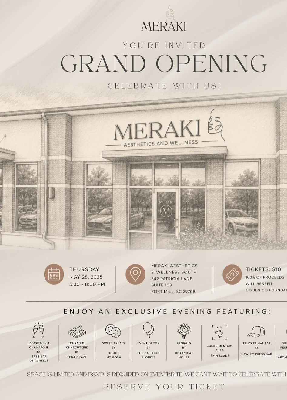 Grand Opening Celebration at MERAKI Aesthetics & Wellness South