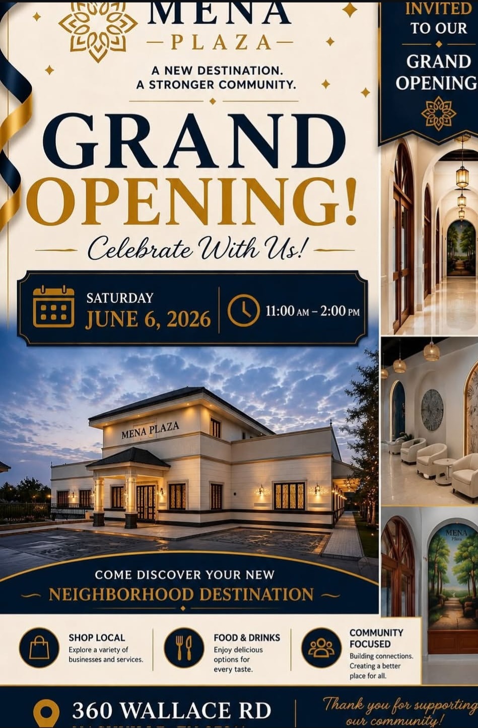 Grand Opening Celebration – MENA Plaza