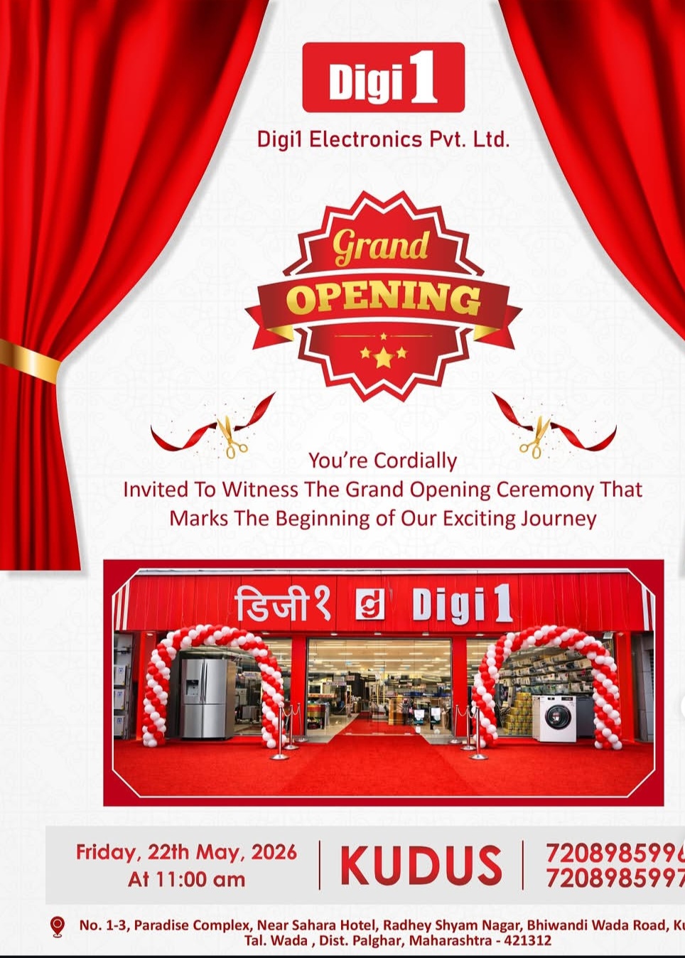 Grand Opening invitation
