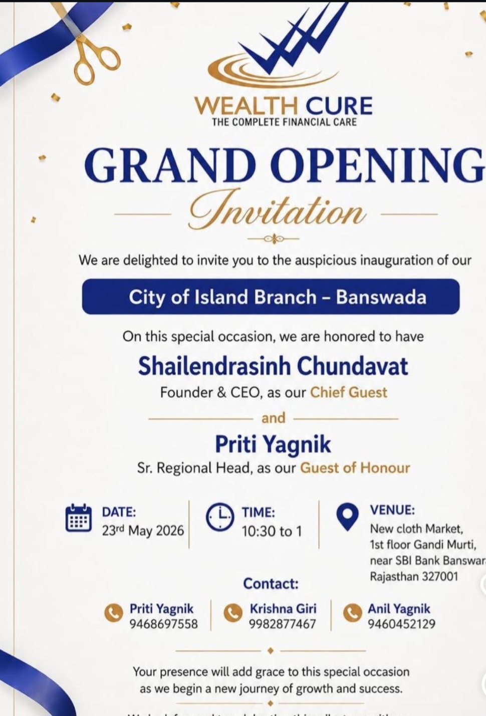 GRAND OPENING INVITATION