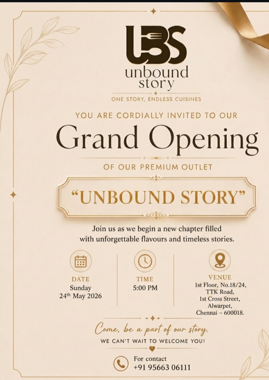 Grand Opening of Unbound Story