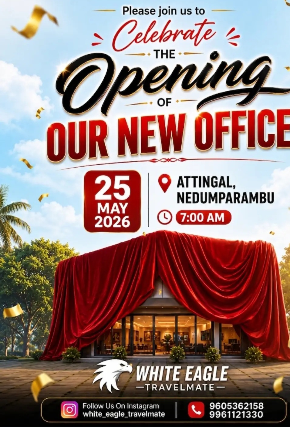 Grand Opening of White Eagle Travelmate New Office