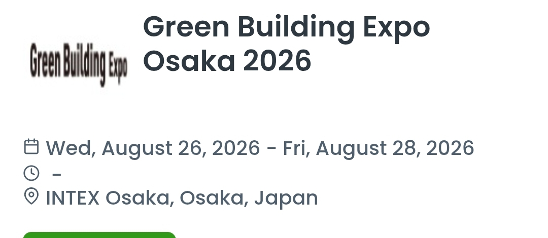Green Building Expo Osaka 2026