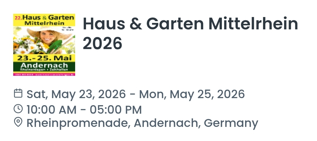 Haus & Garten Mittelrhein 2026