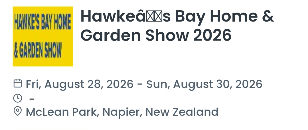 Hawkeâs Bay Home & Garden Show 2026