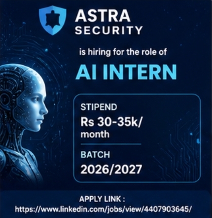 Hiring Alert – AI Intern Opportunity