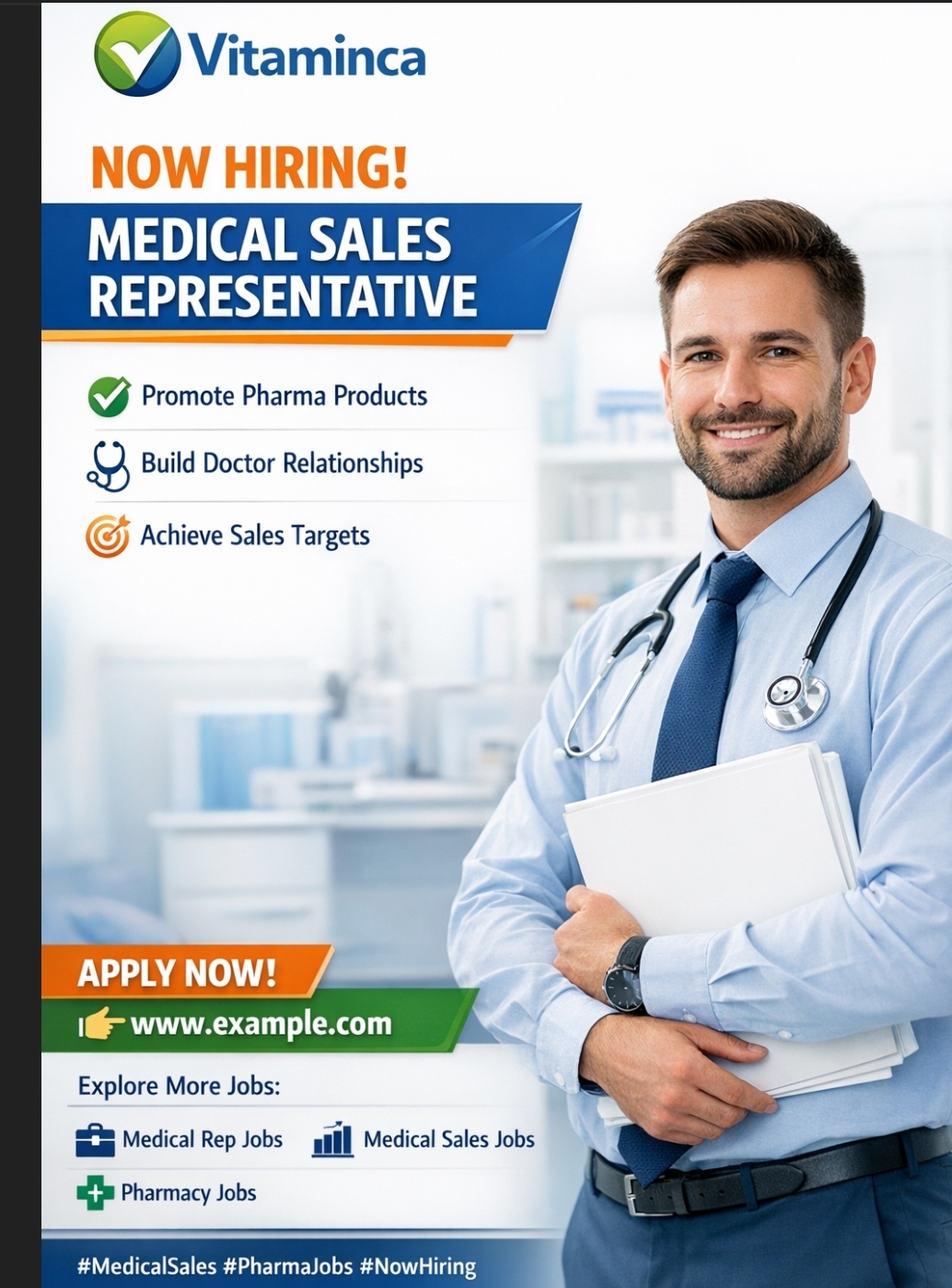 🚨 Hiring – Medical Sales Representative