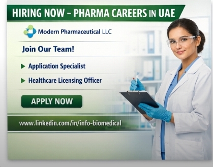 💊 Hiring Now – Pharma Sector | UAE 🇦🇪