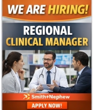 📢 Hiring: Regional Clinical Manager Smith+Nephew