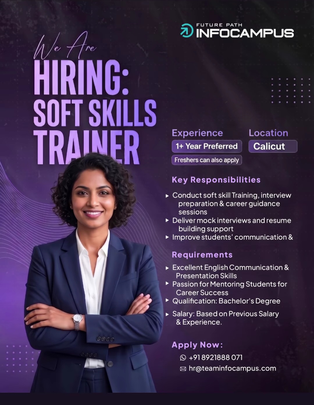 HIRING: SOFT SKILLS TRAINER