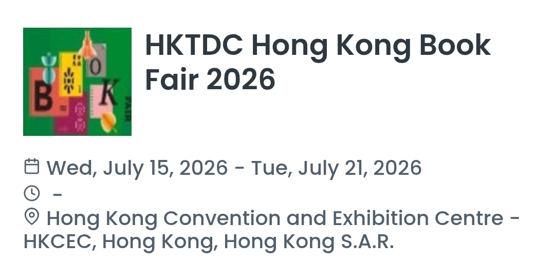 HKTDC Hong Kong Book Fair 2026
