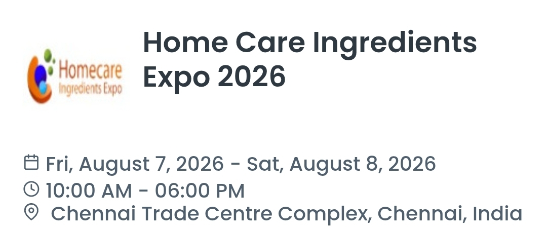 Home Care Ingredients Expo 2026