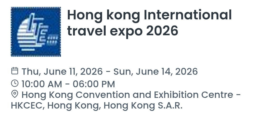 Hong kong International travel expo 2026