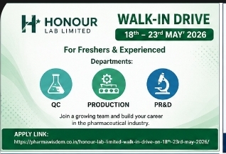 Honour Lab Limited – Walk-In Drive