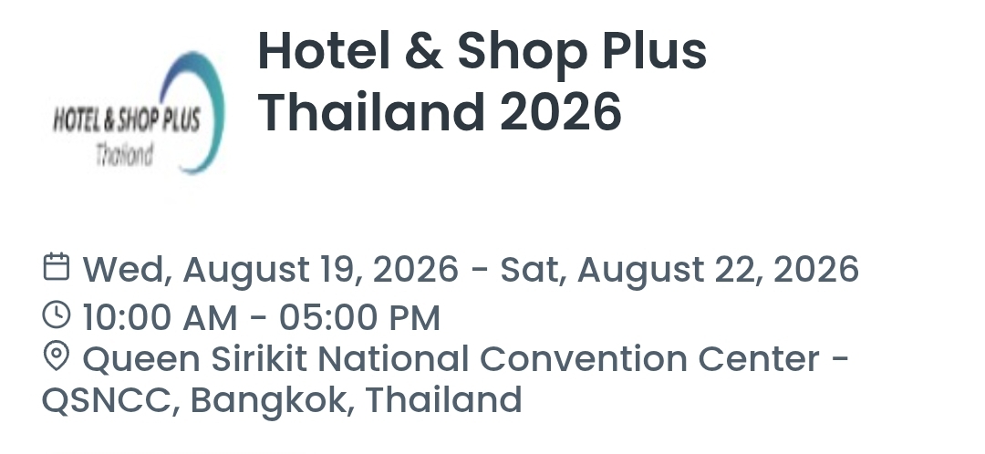 Hotel & Shop Plus Thailand 2026