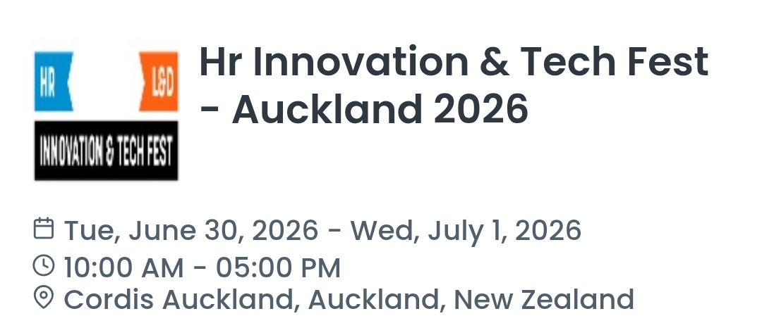 Hr Innovation & Tech Fest - Auckland 2026