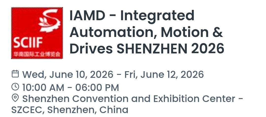 IAMD - Integrated Automation, Motion & Drives SHENZHEN 2026