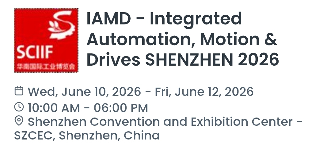 IAMD - Integrated Automation, Motion & Drives SHENZHEN 2026