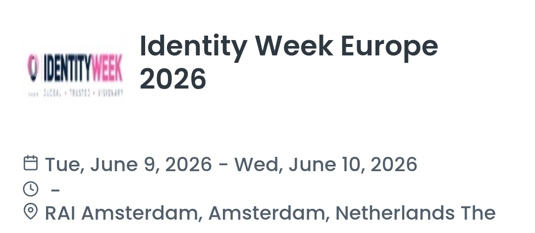 Identity Week Europe 2026