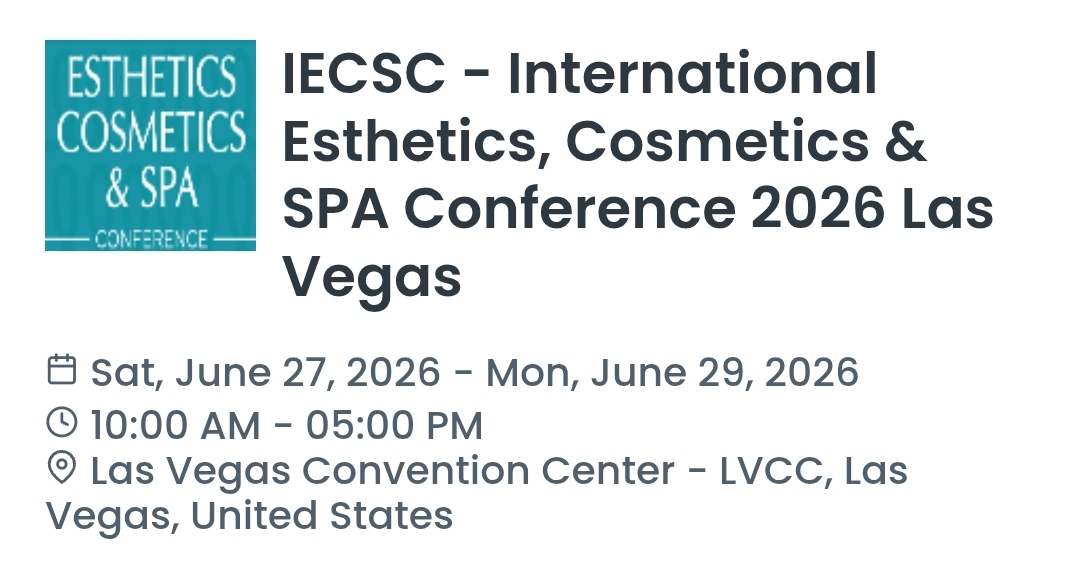 IECSC - International Esthetics, Cosmetics & SPA Conference 2026 Las Vegas