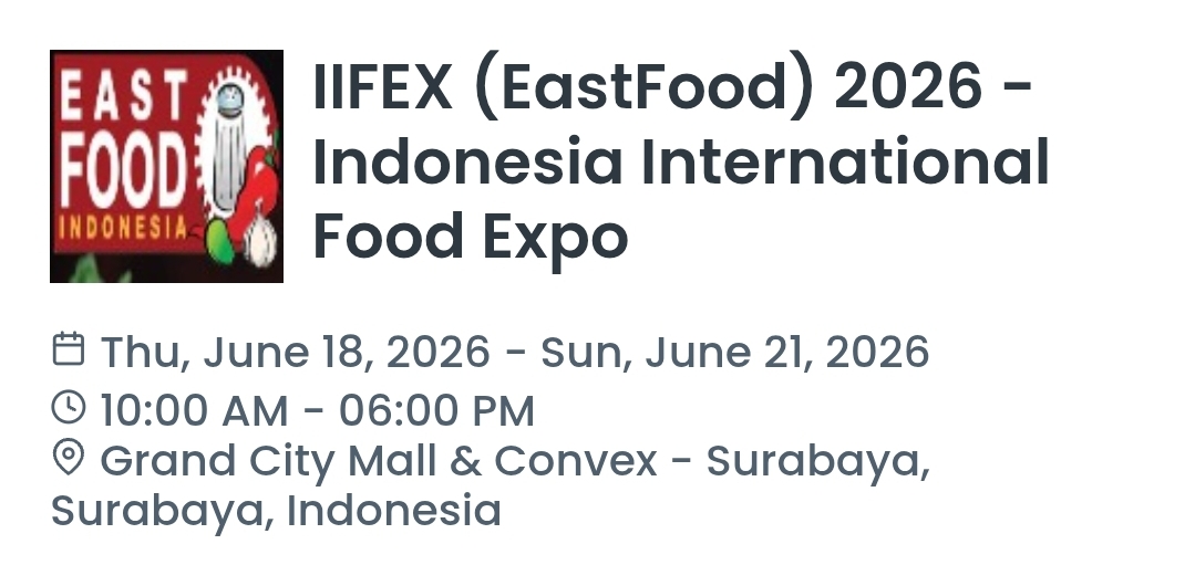 IIFEX (EastFood) 2026 - Indonesia International Food Expo