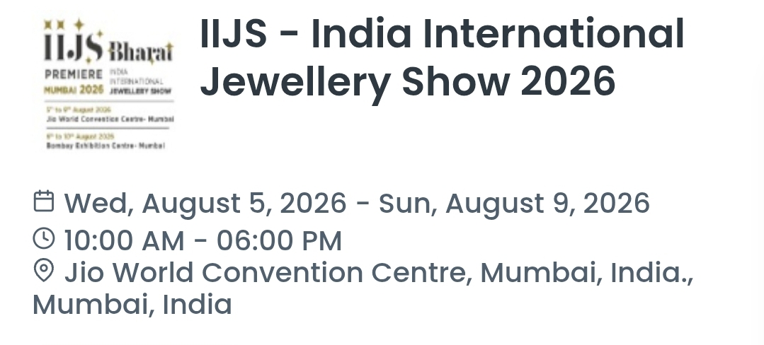 IIJS - India International Jewellery Show 2026