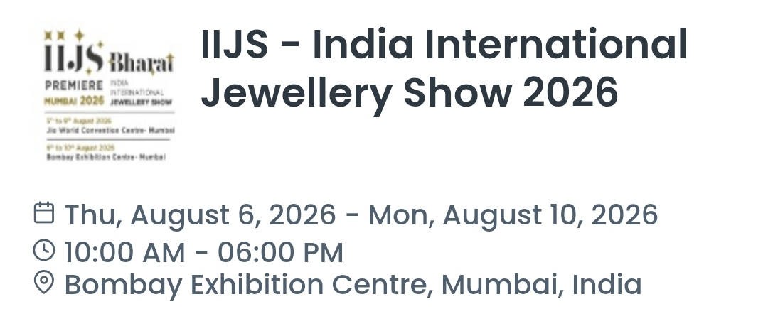 IIJS - India International Jewellery Show 2026