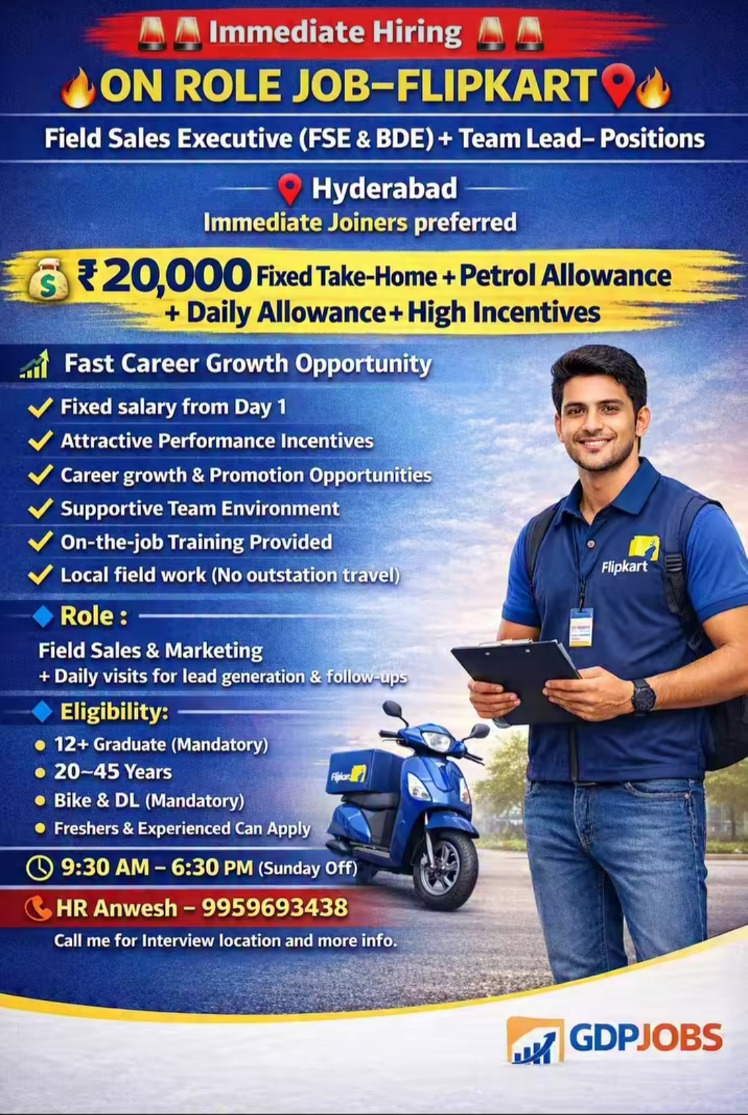 🚨 Immediate Hiring – On Role Job | Flipkart 🚨