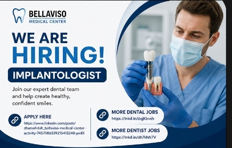 🦷 Implantologist Vacancy