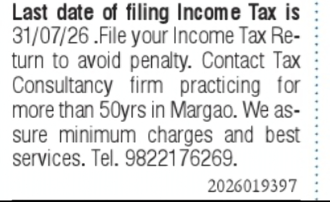 Income Tax Return Filing Services