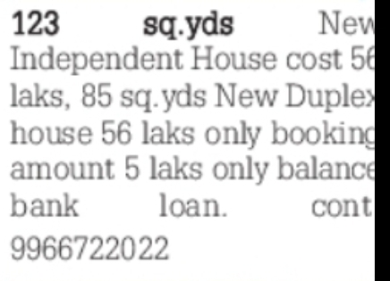 Independent house for sale