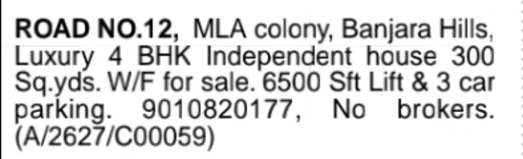 🏰 Independent Luxury House – MLA Colony