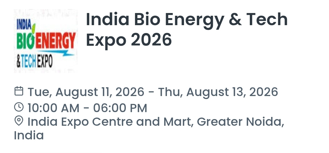 India Bio Energy & Tech Expo 2026