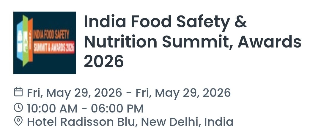India Food Safety & Nutrition Summit, Awards 2026