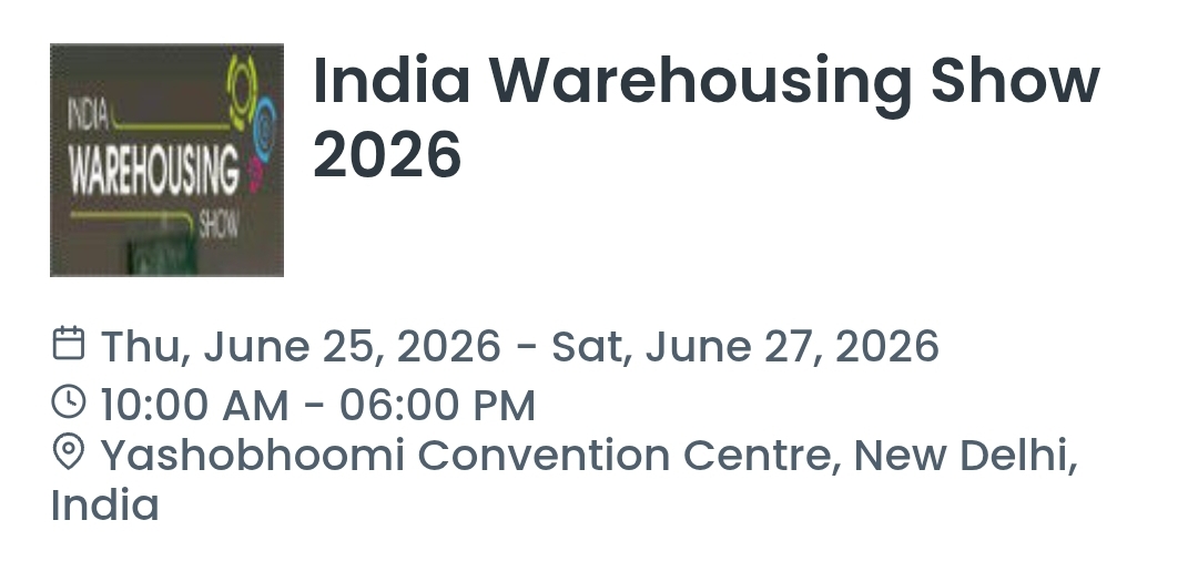 India Warehousing Show 2026