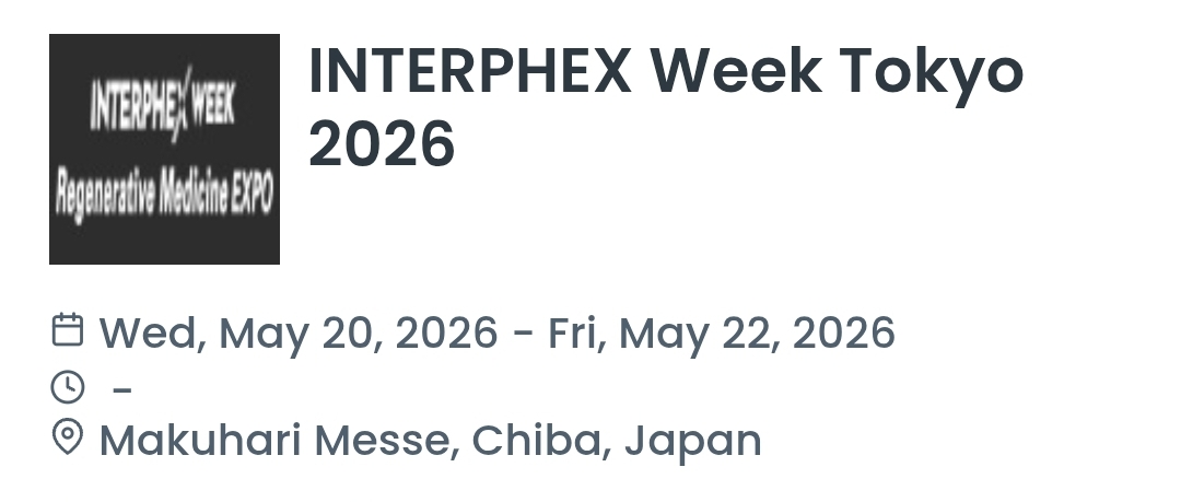 INTERPHEX Week Tokyo 2026