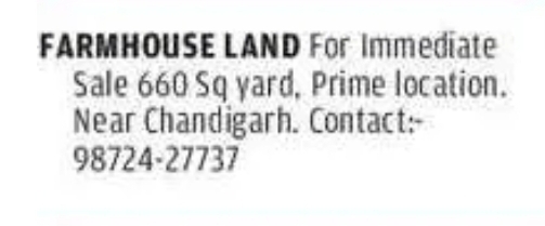 🌿 Invest in prime farmhouse land near Chandigarh!