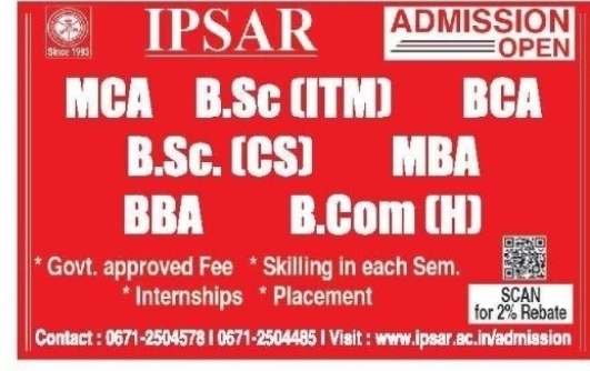 IPSAR – Admission Open
