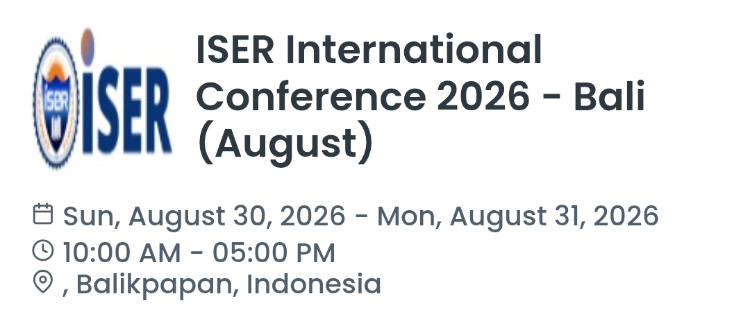 ISER International Conference 2026 - Bali (August)