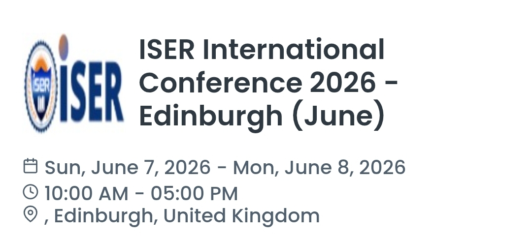 ISER International Conference 2026 - Edinburgh (June)