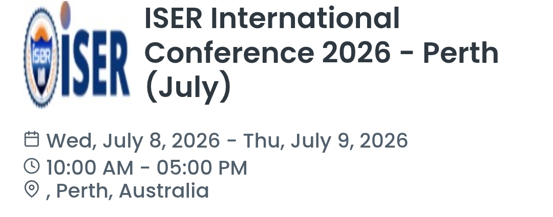 ISER International Conference 2026 - Perth (July)