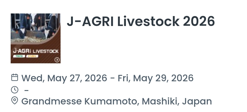 J-AGRI Livestock 2026