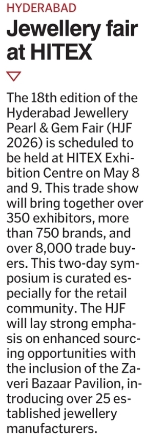 Jewellery fair at HITEX