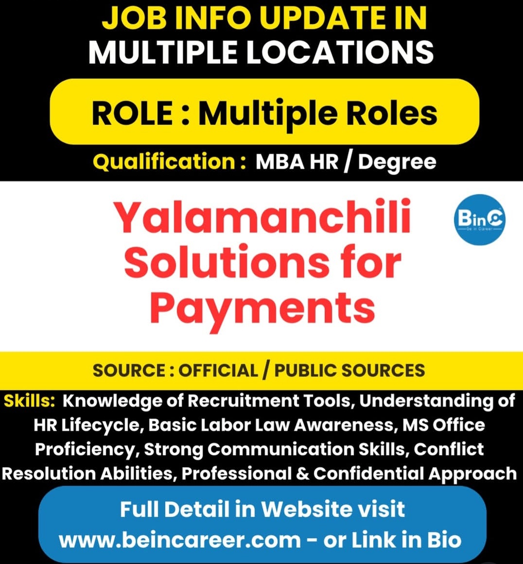 JOB INFO UPDATE – MULTIPLE LOCATIONS 📢